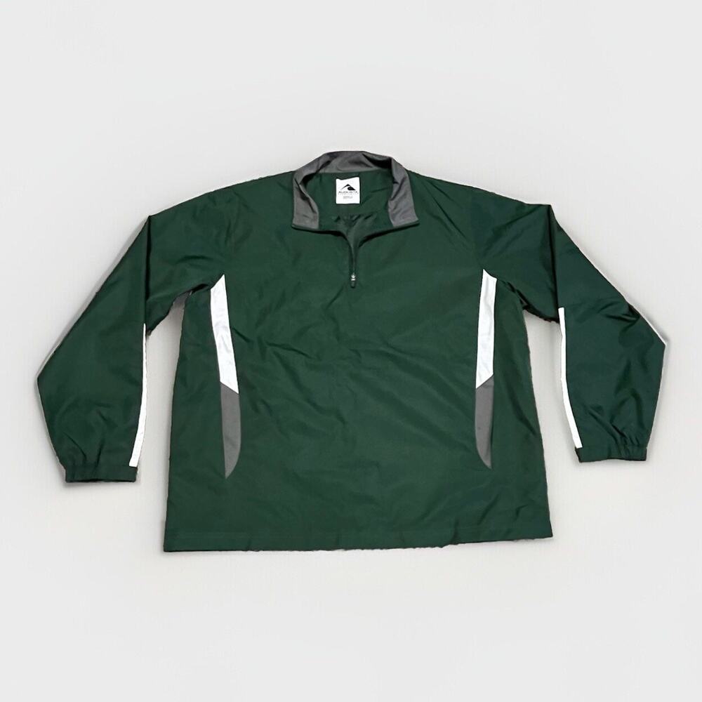 Augusta Sportswear Green Men's Premier Jacket 3700 Size Large